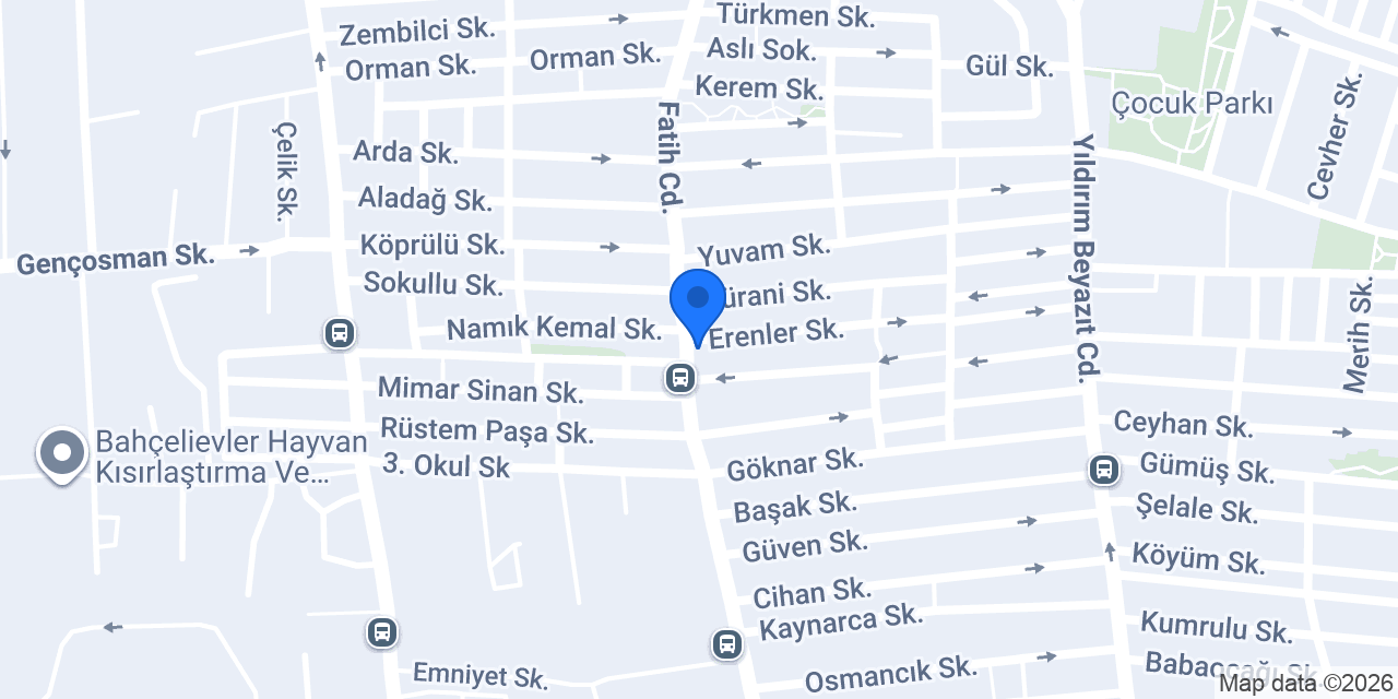 Tatlıbak Fevzi Çakmak Şubesi konumu