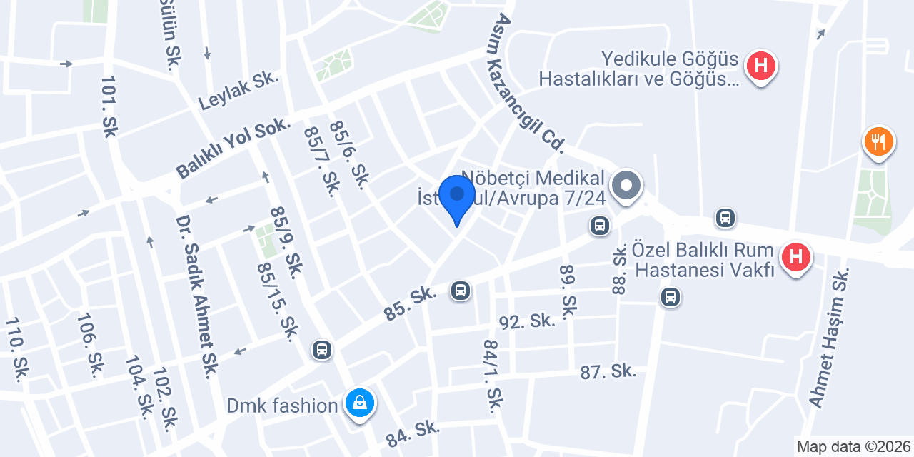 Mercan Eczanesi konumu