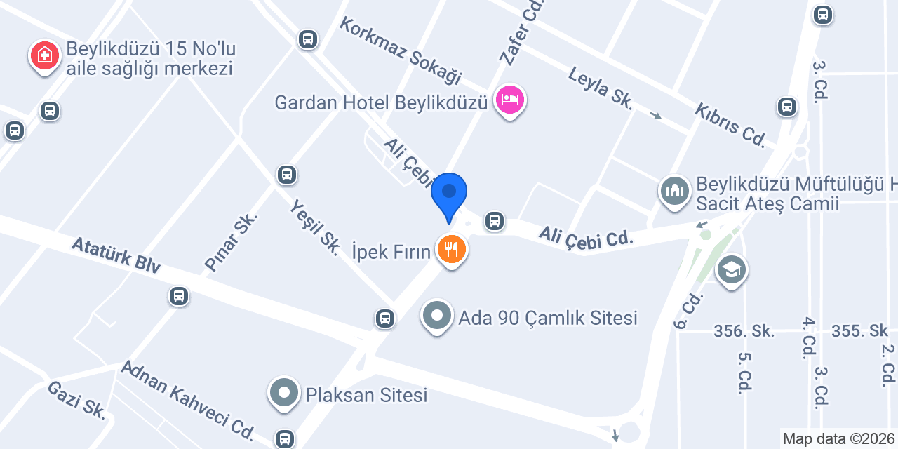 Ekmek Satış Noktası konumu