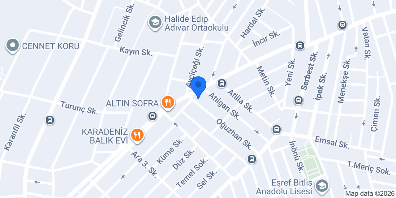 Ekitaş avize konumu