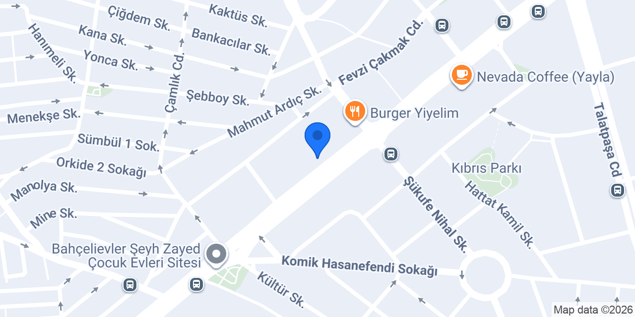 Akü Bank konumu