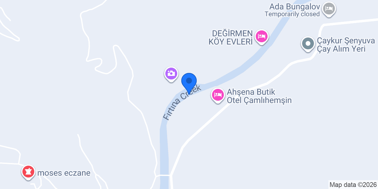 Çamlihemşin Panayırı konumu