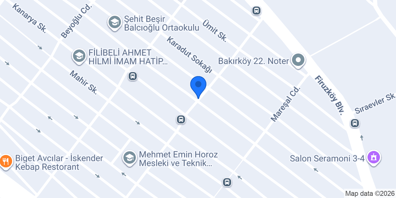 Sema Bay&Bayan Terzi konumu