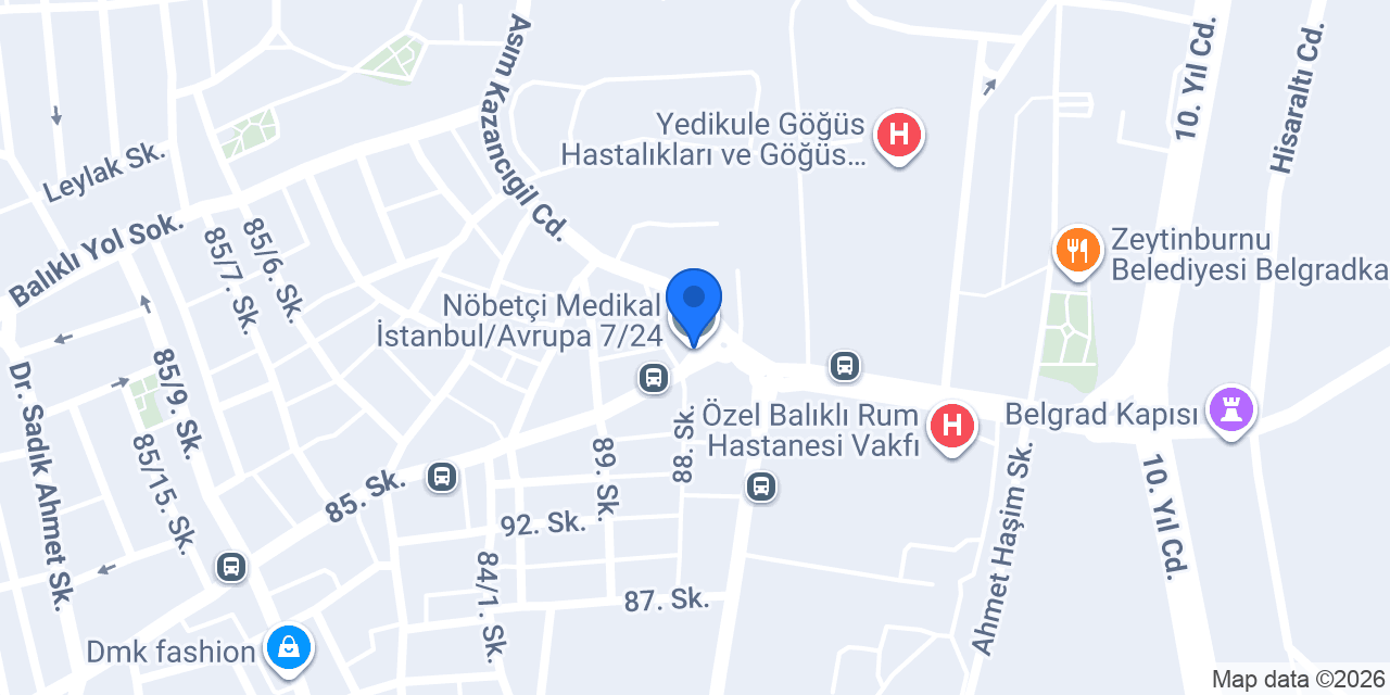 Derhanım Pastanesi konumu