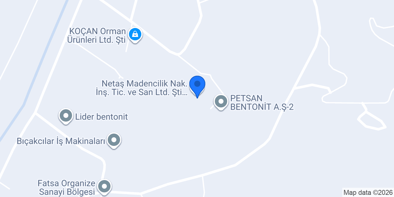 Netaş Madencilik Nak. İnş. Tic. ve San Ltd Şti. konumu