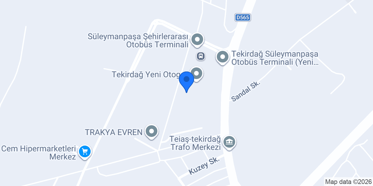 Otogar Taksi konumu