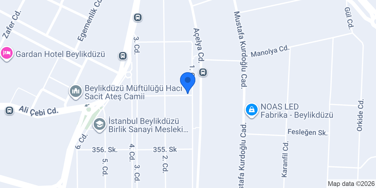 Pratik Yedek Parça konumu