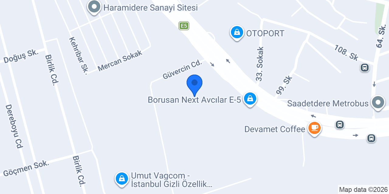 Ccc Gıda San ve Tic. A.Ş. konumu