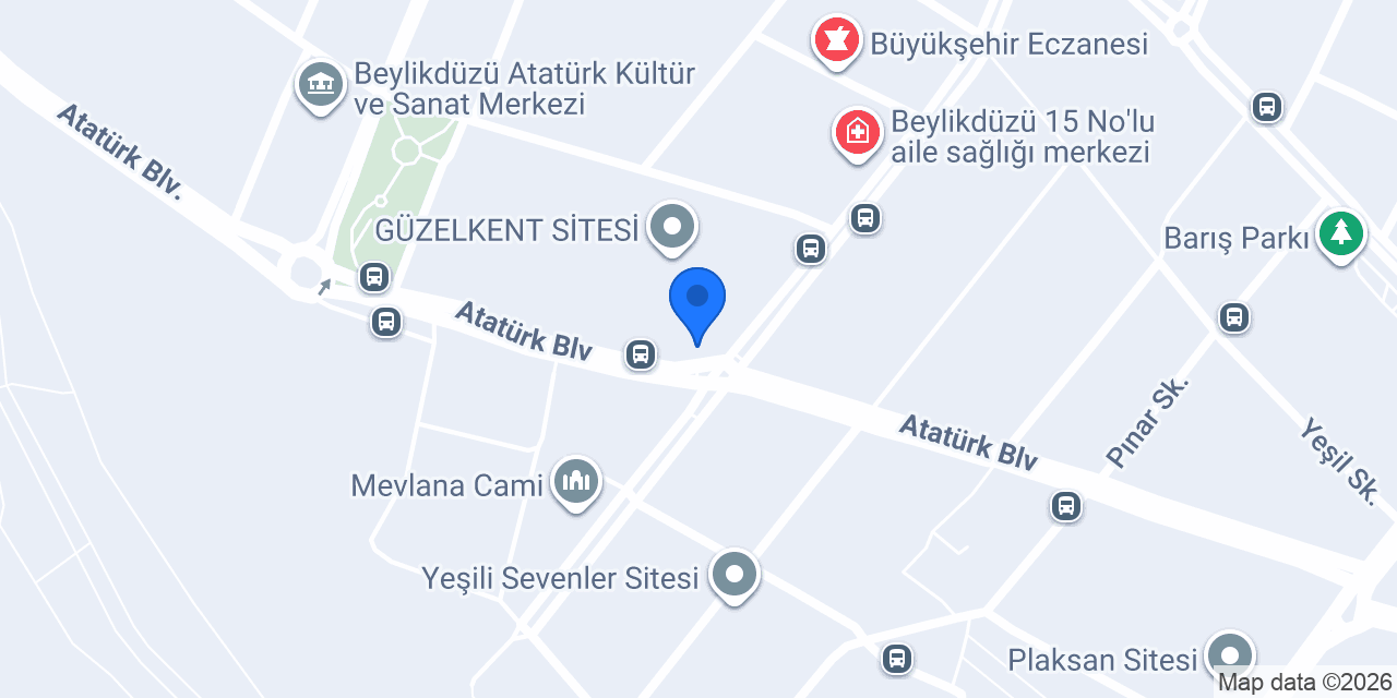 Adakent Taksi konumu