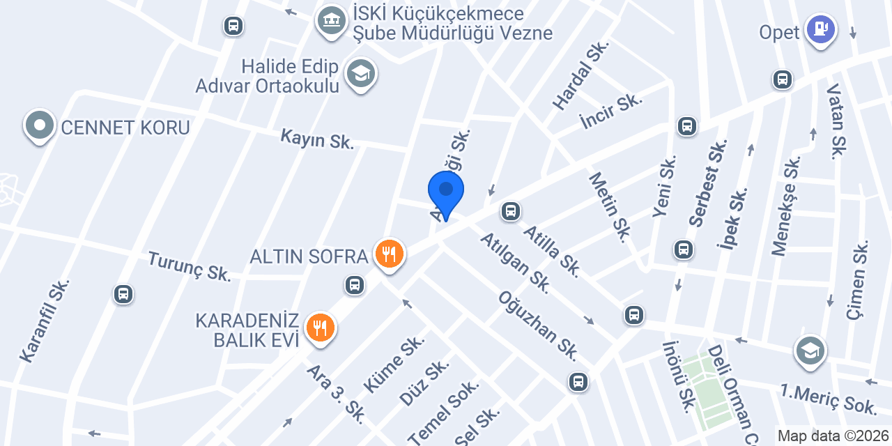 Recep Kuaför konumu