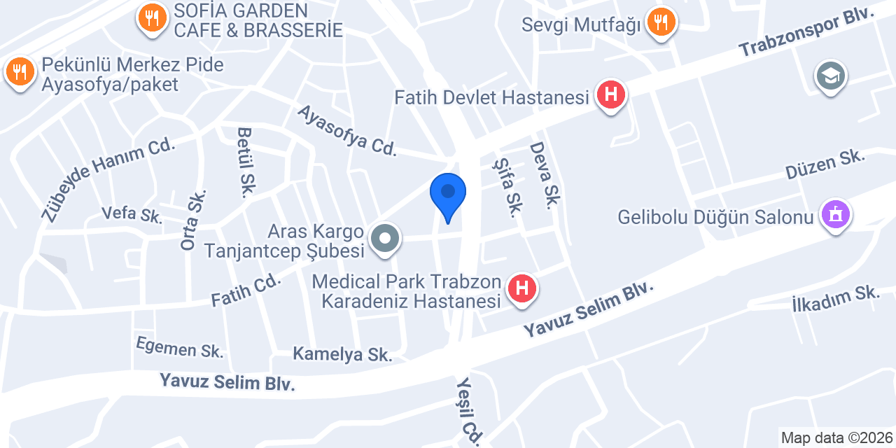 Diş Hekimi Hüseyin Çevik konumu