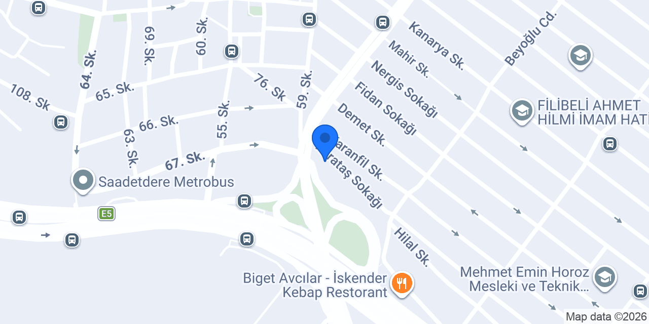 Corner Mangalbaşı konumu