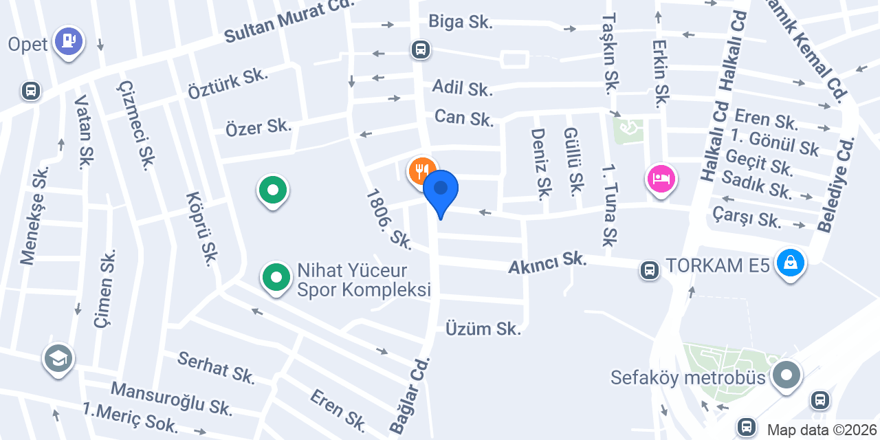 Eczane Şeker (Şeker Eczanesi) konumu