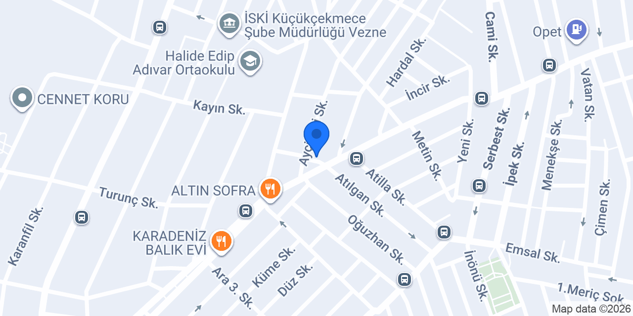 Artı Perde&Halı konumu