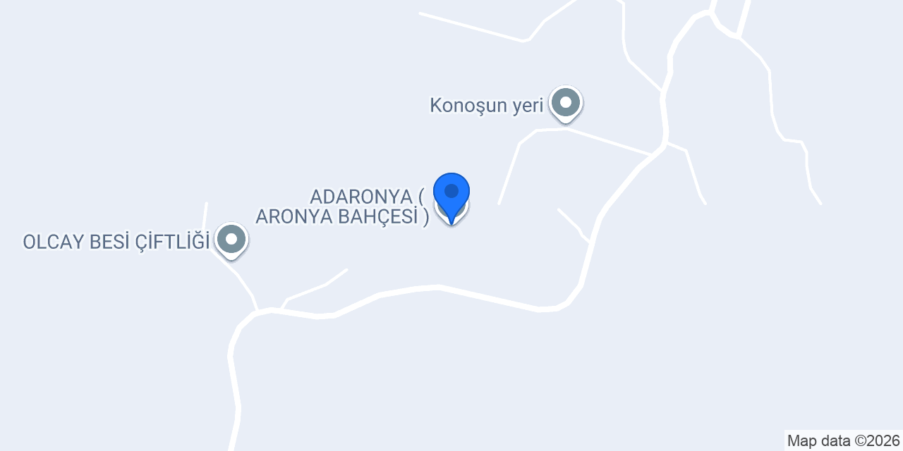 ADARONYA ( ARONYA BAHÇESİ ) konumu