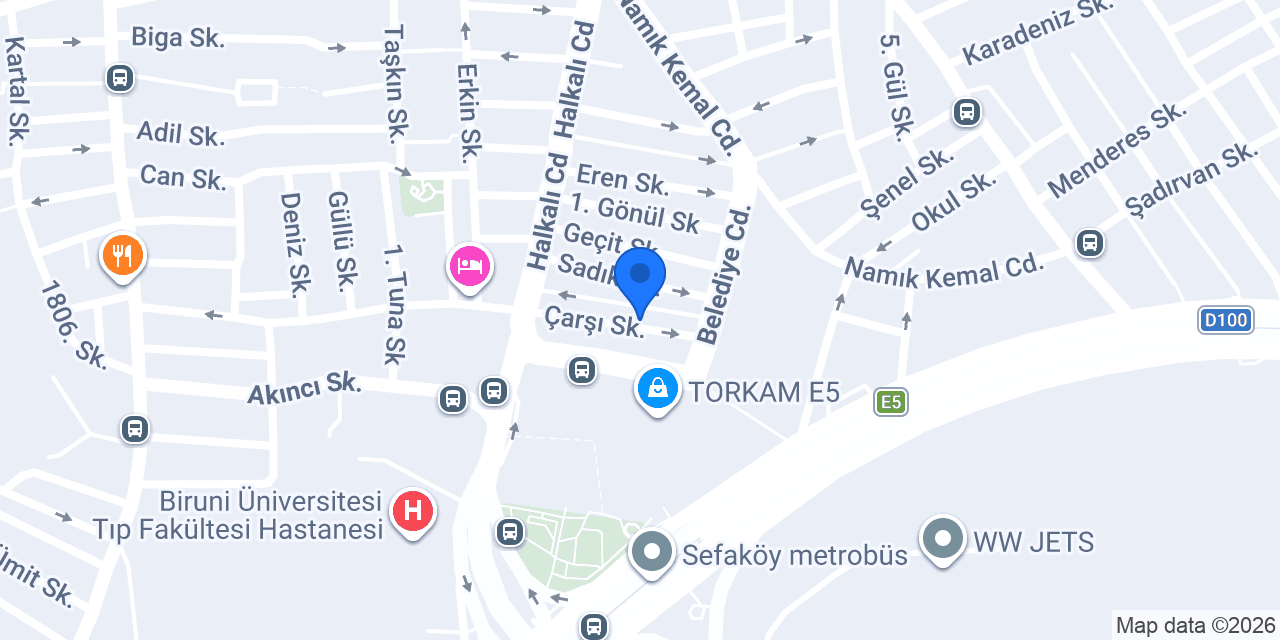Belizzi Coffee Sefaköy konumu