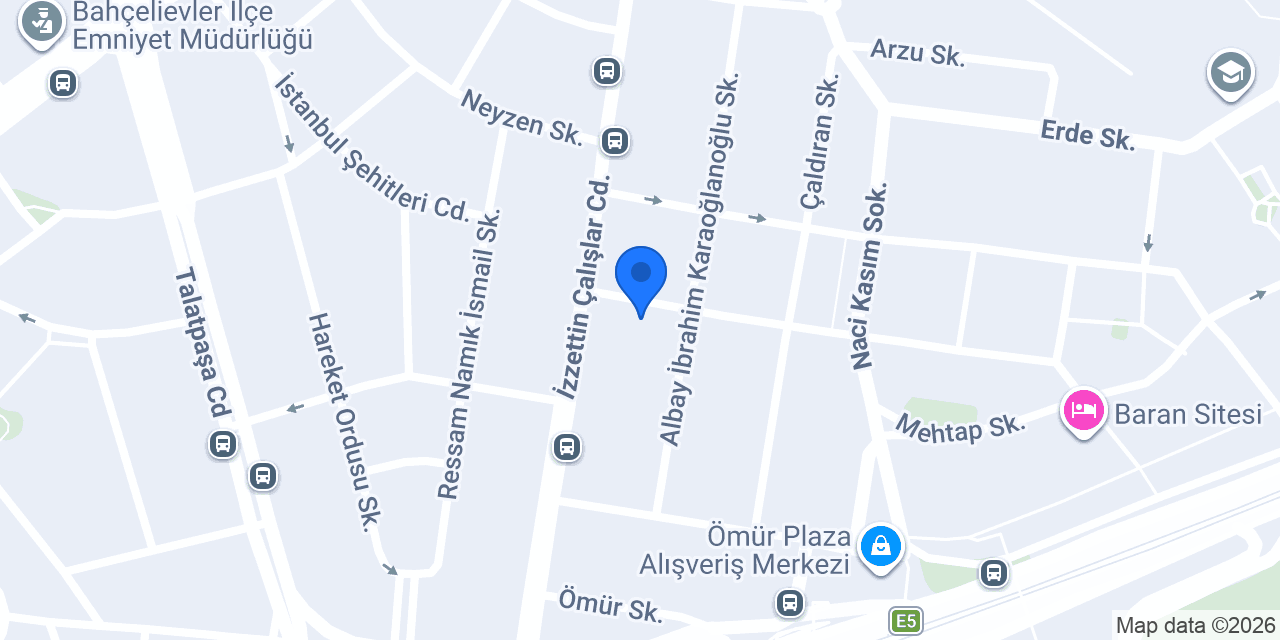 İstanbul Optik konumu