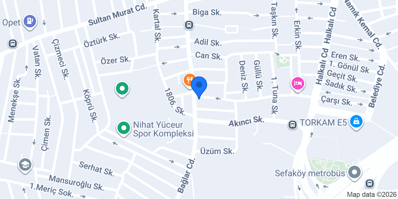 Gökçe Tekel Şarküteri konumu