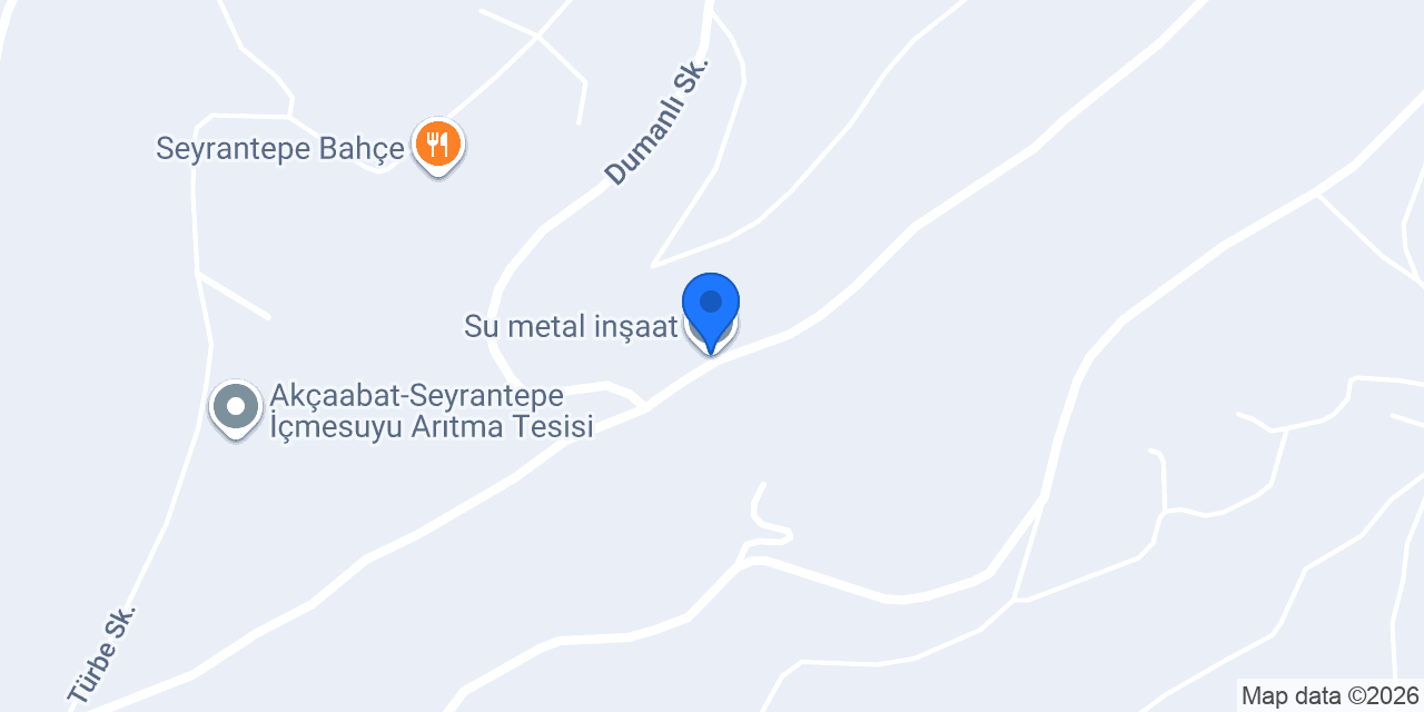 Su metal inşaat konumu