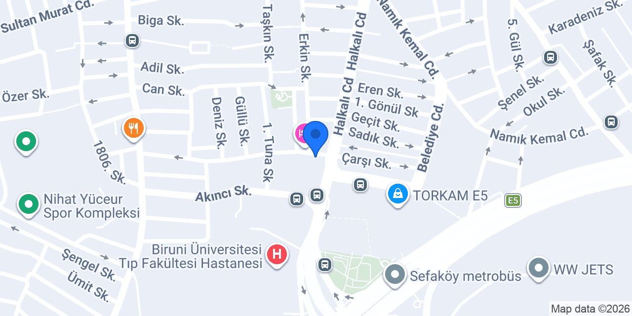 Sefaköy Terzi Serkan konumu