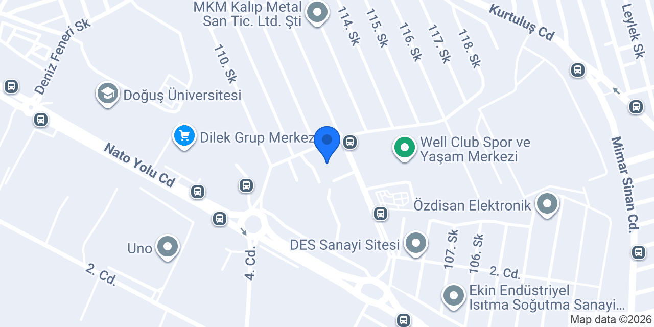 Garanti BBVA Des Şubesi konumu