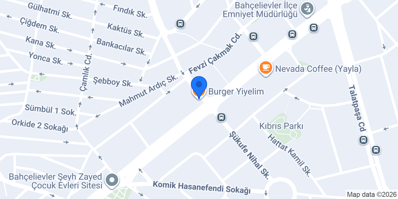 Burger Yiyelim konumu