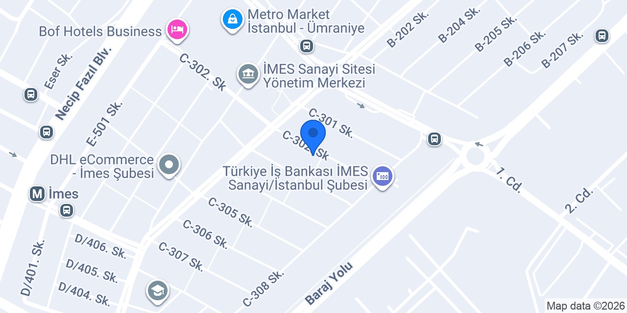ARS ANKARA RULMAN - İSTANBUL ŞUBESİ konumu