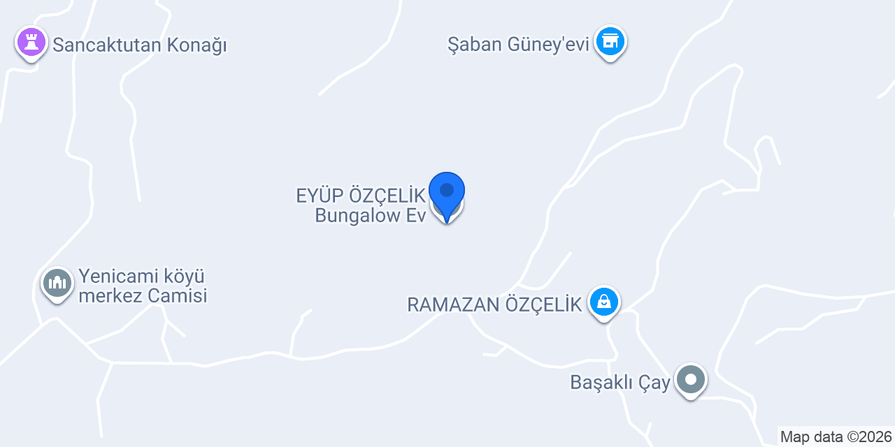 EYÜP ÖZÇELİK Bungalow Ev konumu