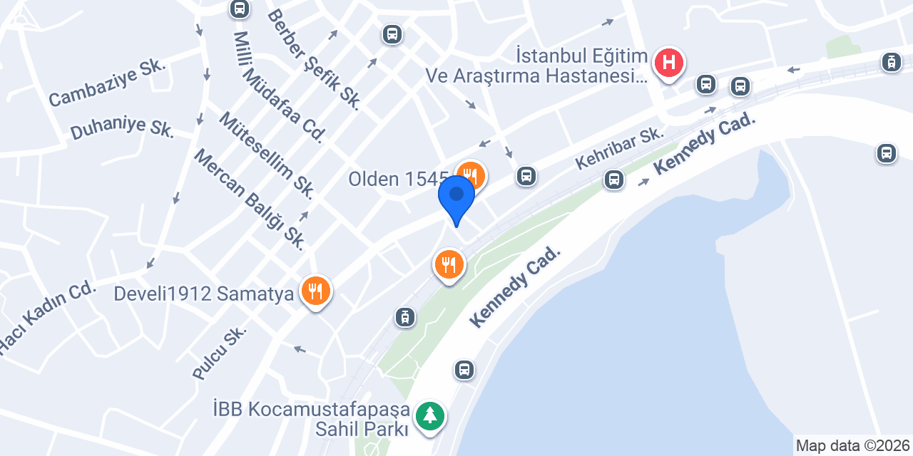 Samatya Otopark konumu