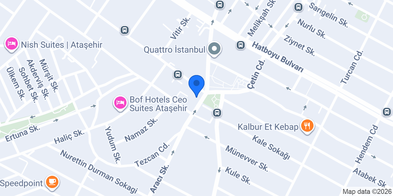 Ayyıldız Belgelendirme konumu