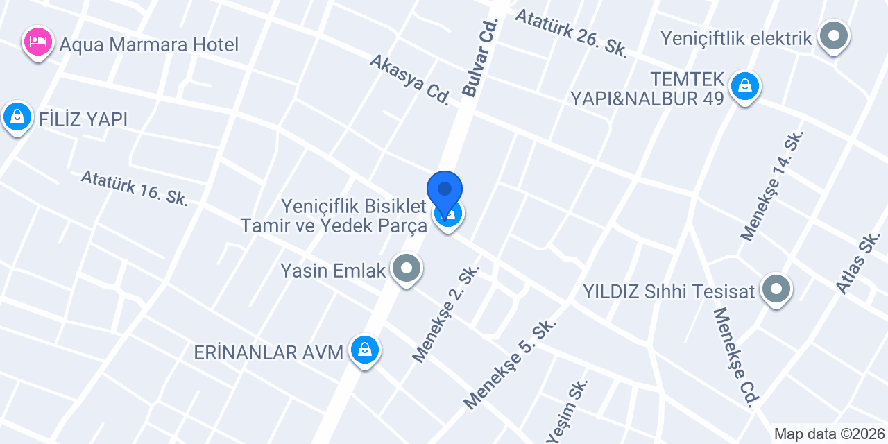 Yetiş Yılmaz Usta konumu