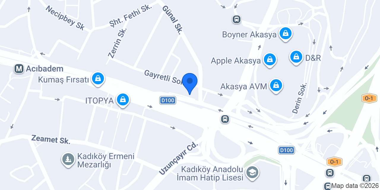 Mafra Elite Point Acıbadem konumu