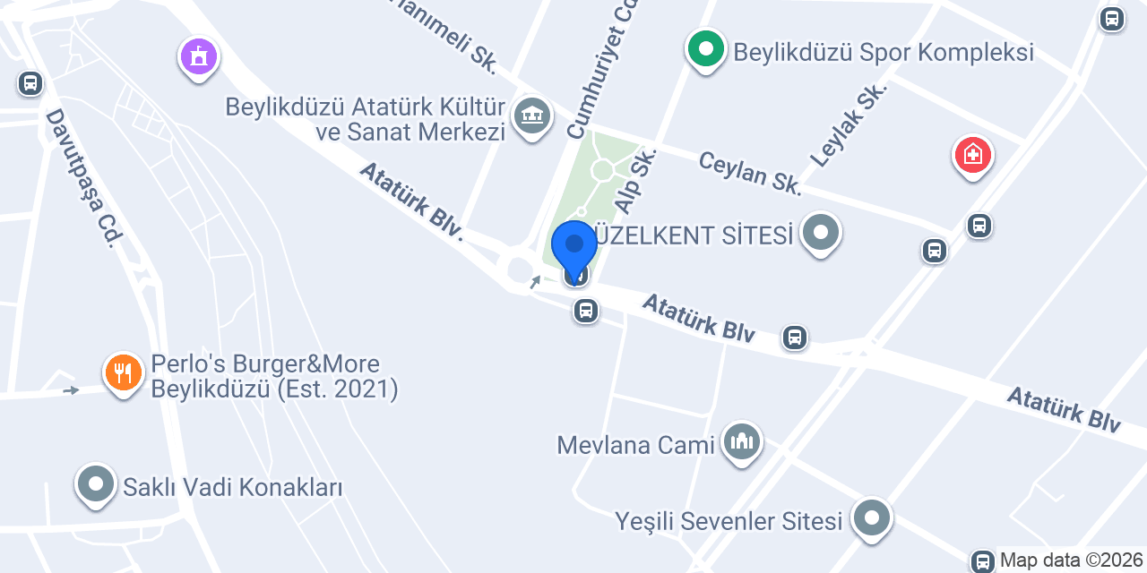 Çiçekhizi / Beylikdüzü konumu