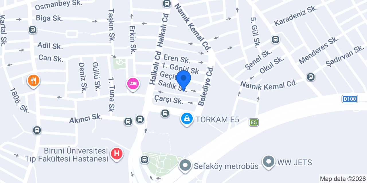 TUMAR ISTANBUL HOTEL konumu