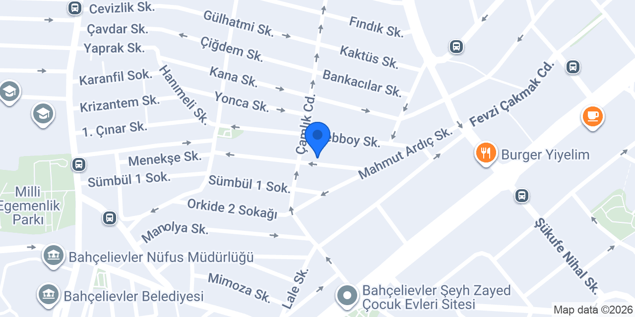 Dövme Silme Merkezi konumu