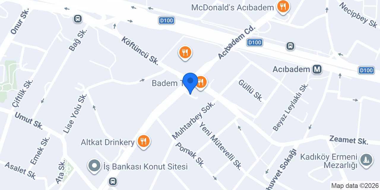 Dem Turkish Center konumu