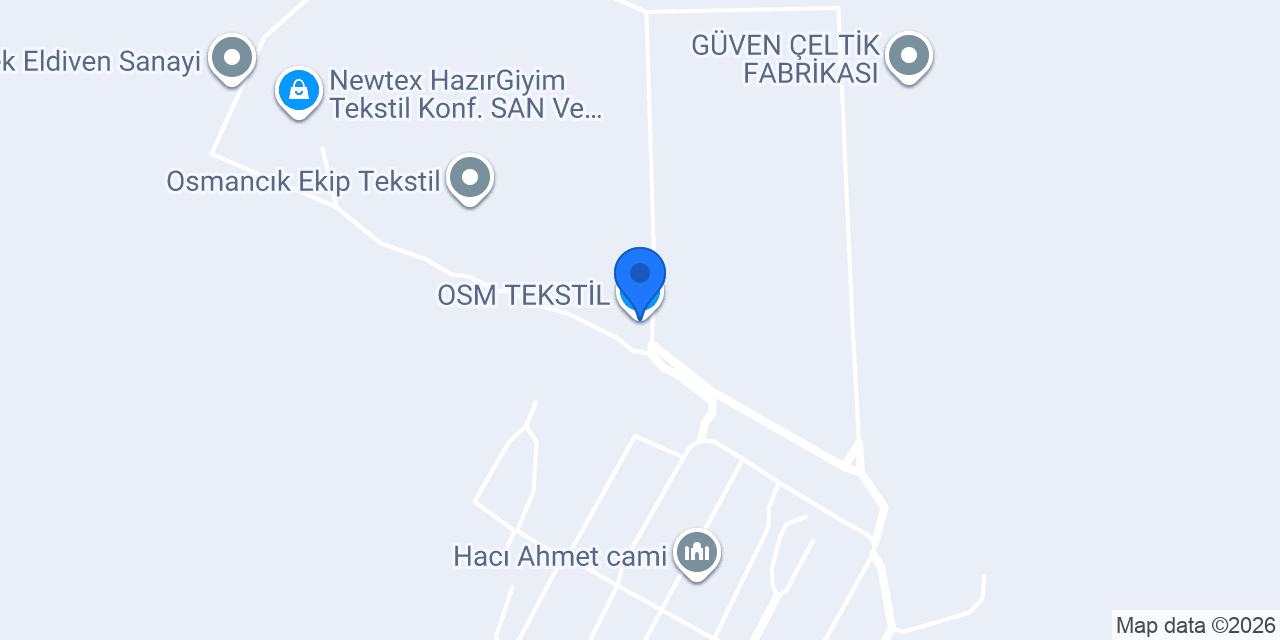 OSM TEKSTİL konumu