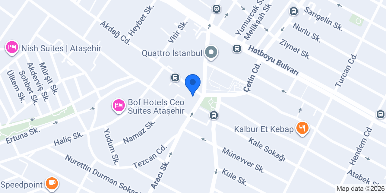 Mavi Servis konumu