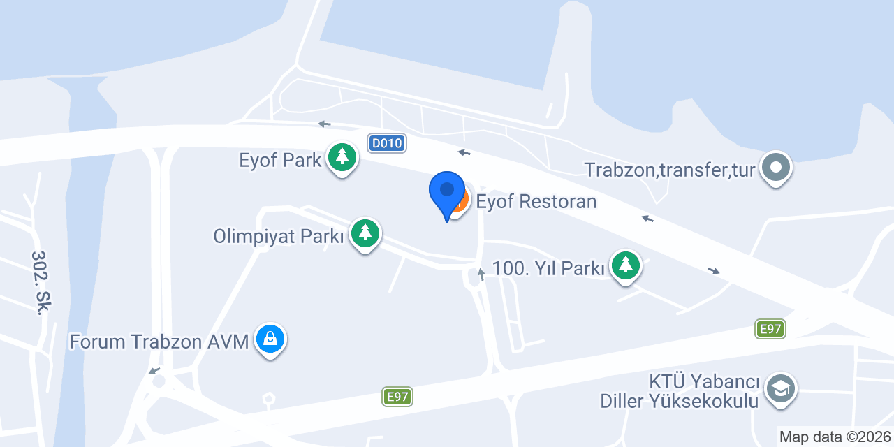Eyof Restoran konumu