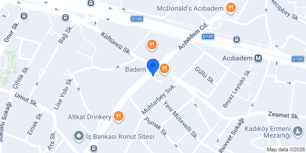 Acıbadem Plus Eczanesi konumu