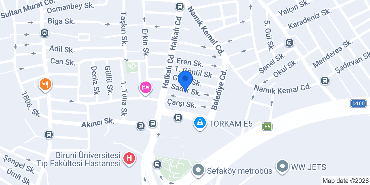 inci Spa Sefaköy konumu