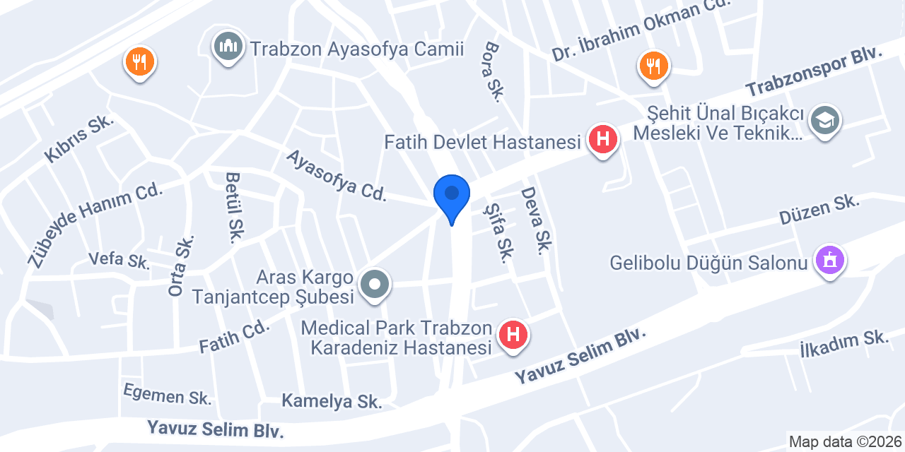 Bektaş Çiçekçilik konumu