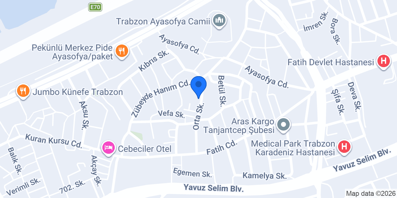 Barış Erkek Kuaförü konumu