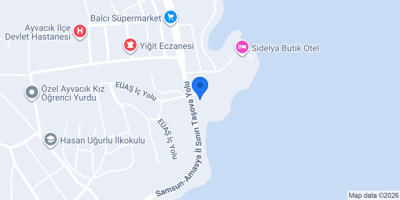 Ayvacık Öğretmenevi konumu