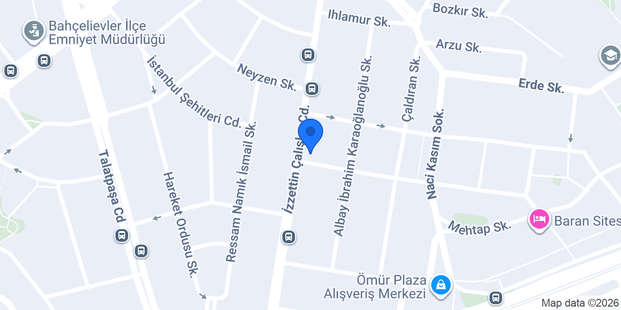 Çalışlar Eczanesi konumu