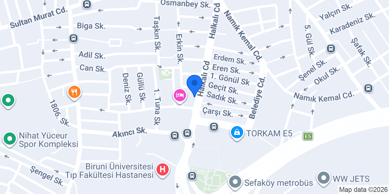 Sefaköy ünal çiçek konumu