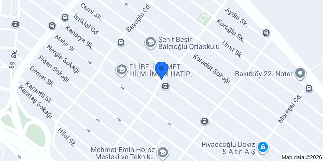 ÖZSERNEO ÜNİVERSİTE ŞUBE konumu