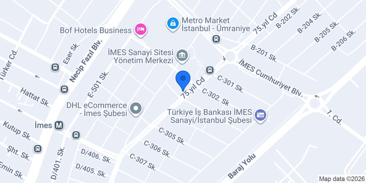 Evren Civata & Hırdavat konumu