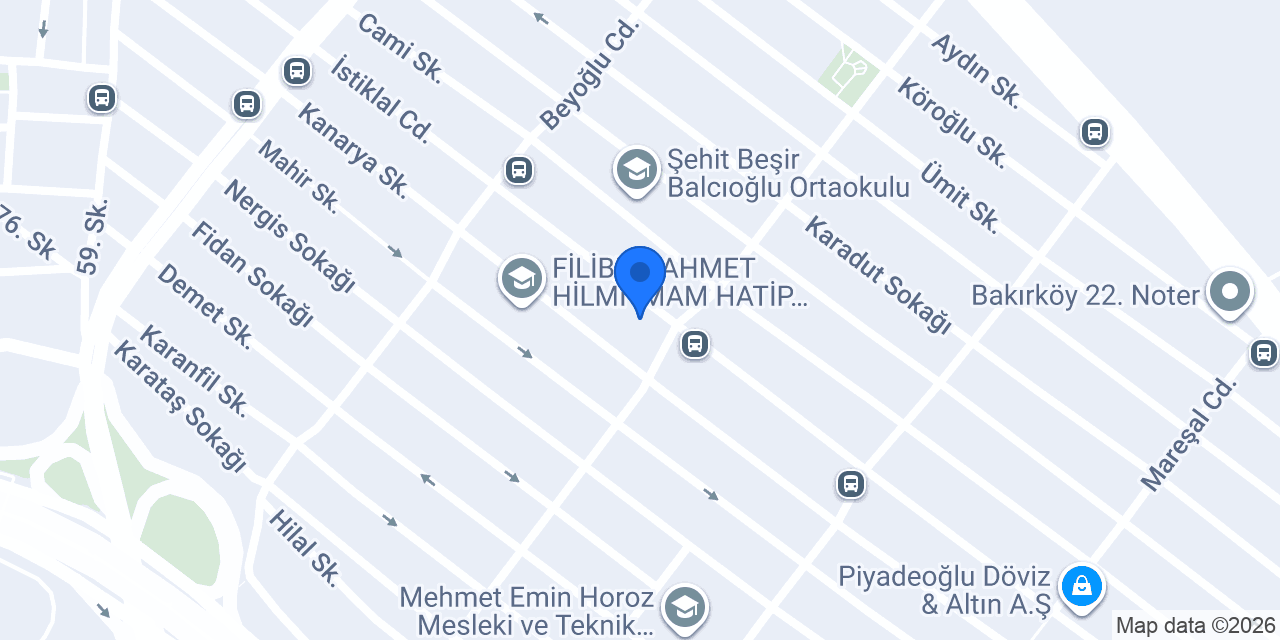 Sevinç Mobilya konumu