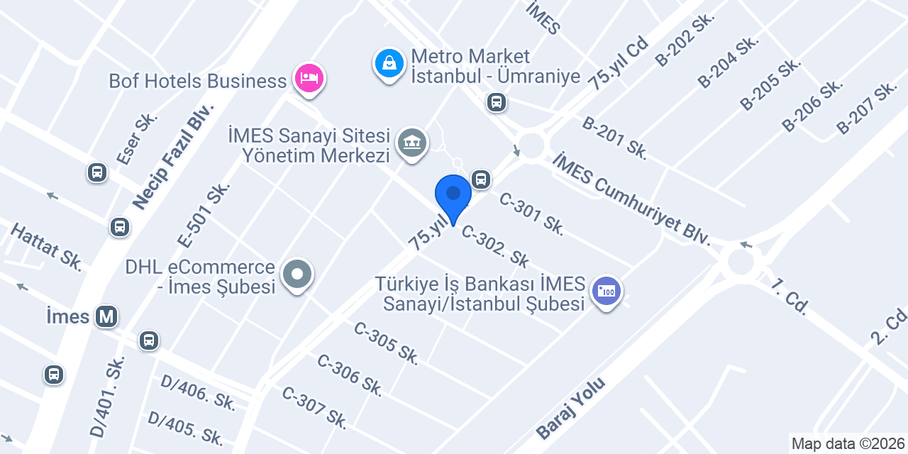 Decofire Şömine konumu